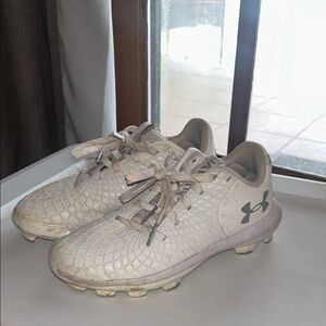 Under Armour White Cleats